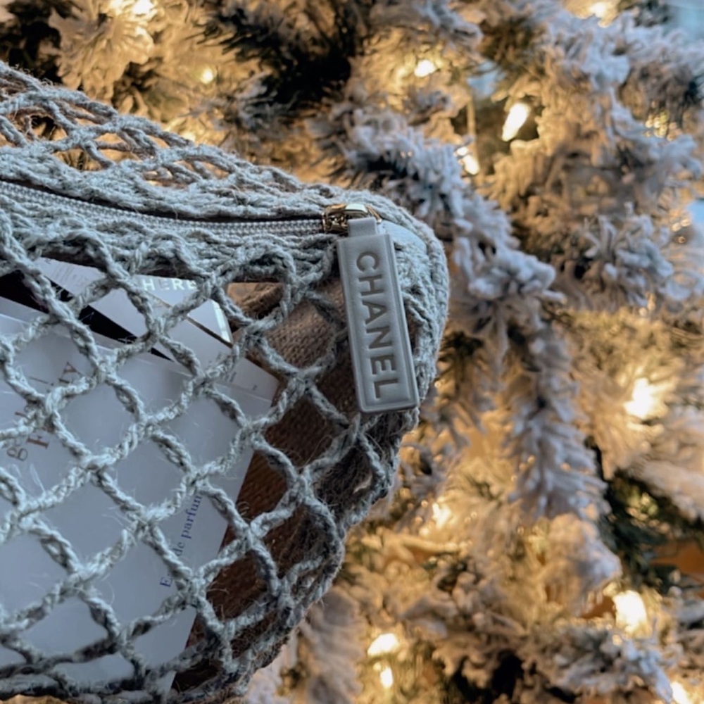 Chanel toiletry bag w/ free Cartier & Maison perfume samples